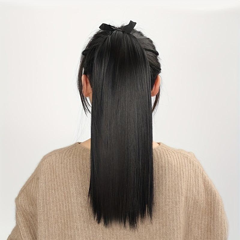 Long Voluminous Ponytail Synthetic Hair Extensions