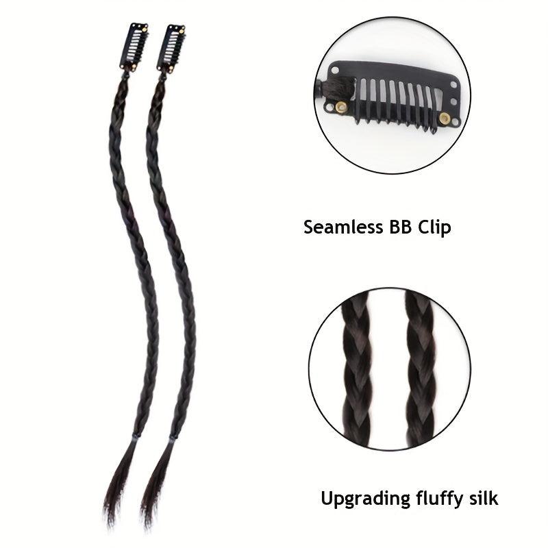 Boxing Braid Clip-In Hair Extensions for Daily Party Halloween Use