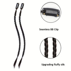Boxing Braid Clip-In Hair Extensions for Daily Party Halloween Use