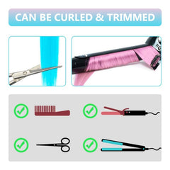 10 pcs Unicorn Clip In Hair Extensions for Women Girls 66 04 cm