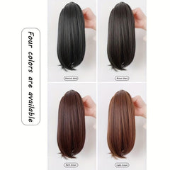 Short Micro Curl Clip Ponytail Inner Buckle High Claw Ponytail