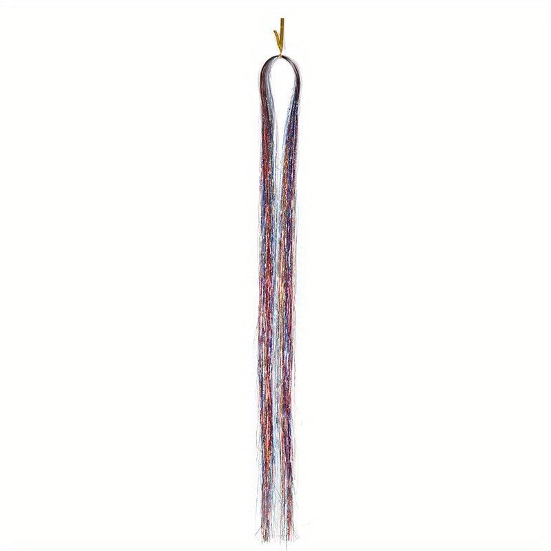 Y2K Tinsel Hair Extension 55 Synthetic Clip In Hair Extensions