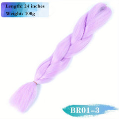 Colorful Jumbo Braiding Hair Extensions 60-96cm Box Braids Crochet Extensions