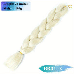 Colorful Jumbo Braiding Hair Extensions 60-96cm Box Braids Crochet Extensions