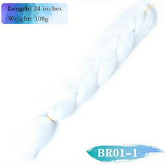 Colorful Jumbo Braiding Hair Extensions 60-96cm Box Braids Crochet Extensions
