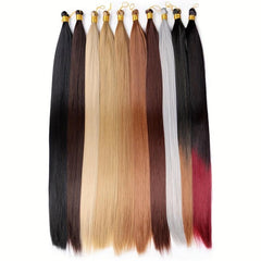 Silky Straight Braiding Hair Extensions 55-88 Cm Bulk Hair Extensions