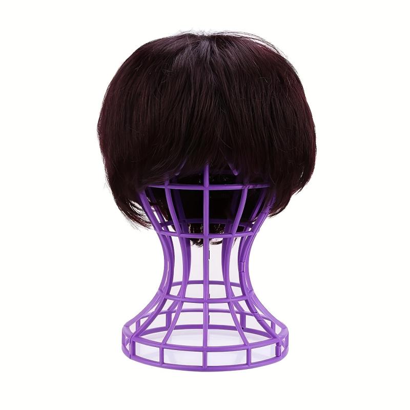 Foldable Wig & Hat Display Stand with Lantern Holder