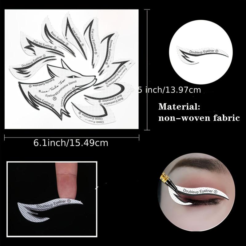 Professional Eyeliner Stencil & Eyeshadow Stencil Set