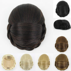 Synthetic Braiding Hair Bun for Women and Girls