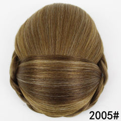 Synthetic Braiding Hair Bun for Women and Girls