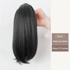 Synthetic Ponytail Extension Claw Clip Straight Hair for Women