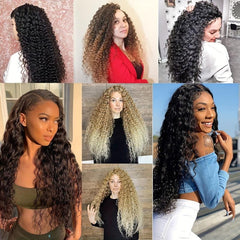 8 Cm Deep Wave Crochet Hair Extensions Ocean Wavy Braiding Hair