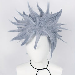 Short Haze Straight Anime Cosplay Wig for Halloween - 1pc Wig Cap
