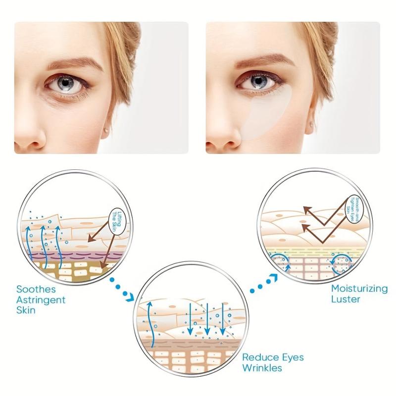 3pcs Silicone Wrinkle Sticker Set for Forehead & Eye Lift Patch