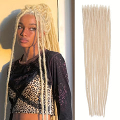 10 Strands Pack Blonde Crochet Dreadlocks Extension