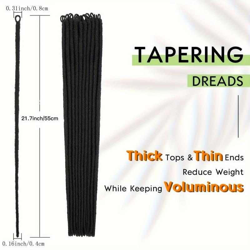 10 Strands Pack Blonde Crochet Dreadlocks Extension