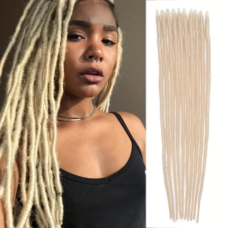 10 Strands Pack Blonde Crochet Dreadlocks Extension
