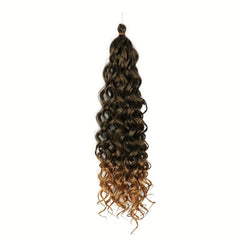 Short Curly Crochet Hair Beach Curl Water Wave Deep Twist Crochet Braids Extensi