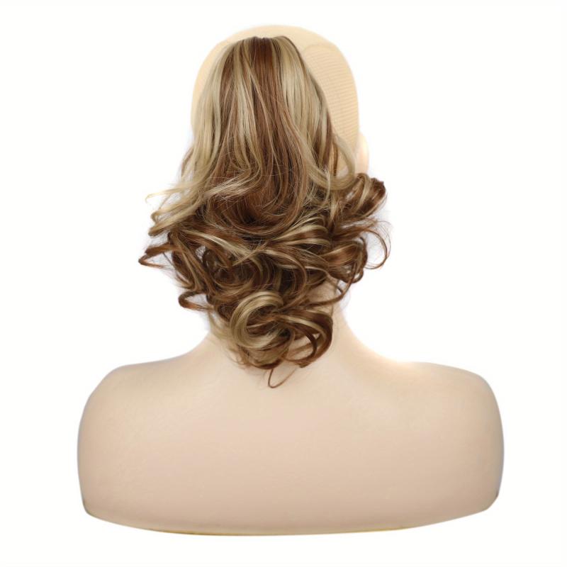 Long Curly Wavy Ponytail Extensions Synthetic Clip In Hair Extensions