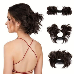 Synthetic Hair Bun Messy Hair Bun Styles High temperature Fiber
