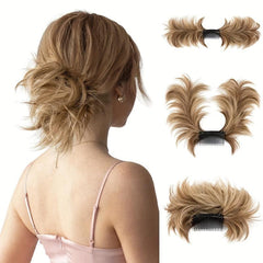 Synthetic Hair Bun Messy Hair Bun Styles High temperature Fiber