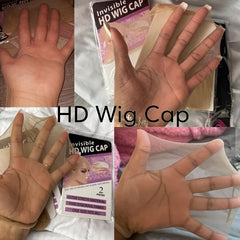 Invisible HD Wig Caps For Women Breathable Stocking Nude Cap for Lace Front Wig