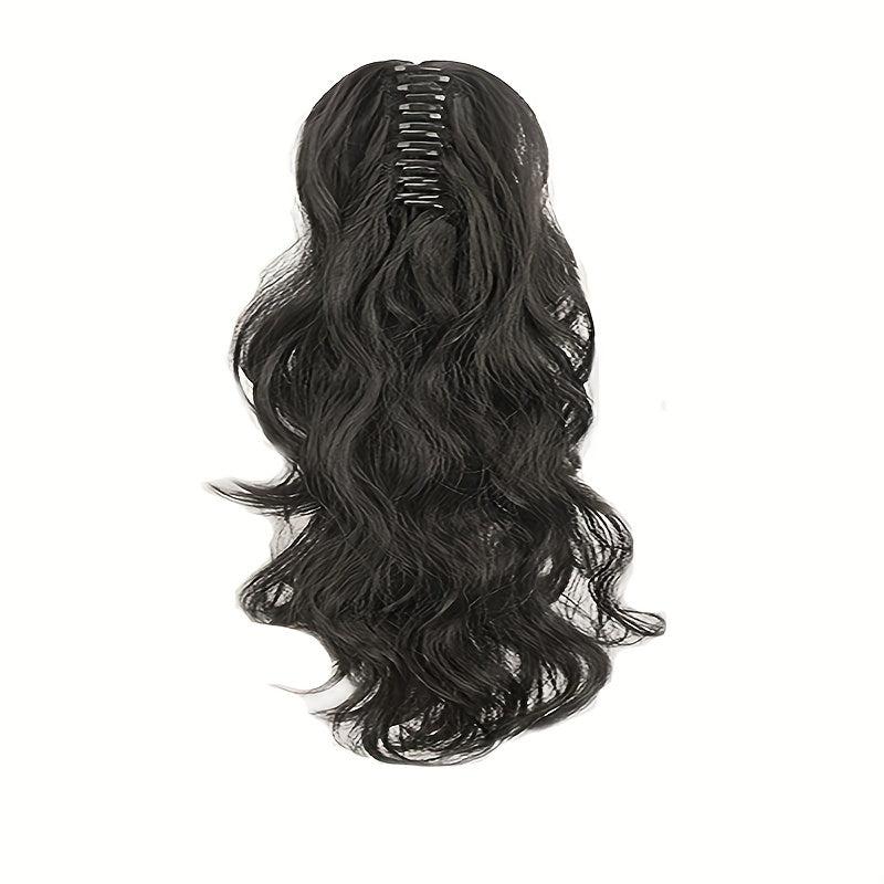 Body Wave Claw Clip In Ponytail Real Human Hair For Women Natural Pony Tail