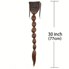 Long Braided Ponytail Synthetic Extensions