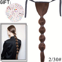 Long Braided Ponytail Synthetic Extensions