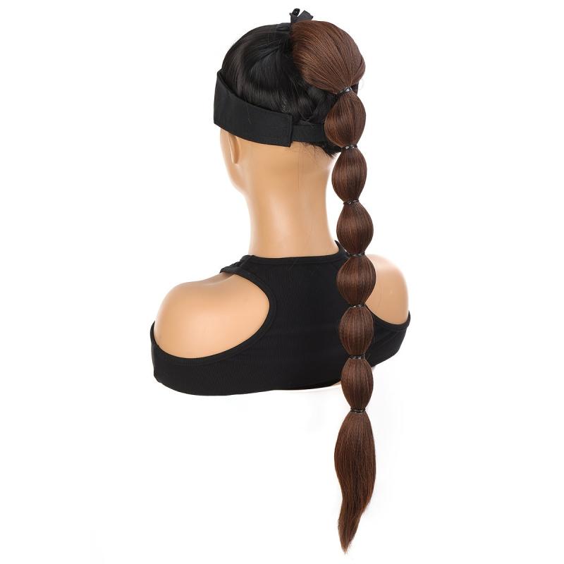 Long Braided Ponytail Synthetic Extensions