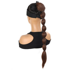 Long Braided Ponytail Synthetic Extensions