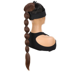 Long Braided Ponytail Synthetic Extensions