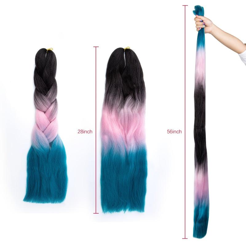 71 12 Cm Ombre Synthetic Hair Braids Jumbo Braiding Hair Extensions