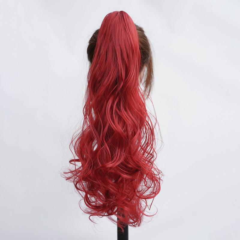 Long Big Wave Ponytail Wig for Women and Girls