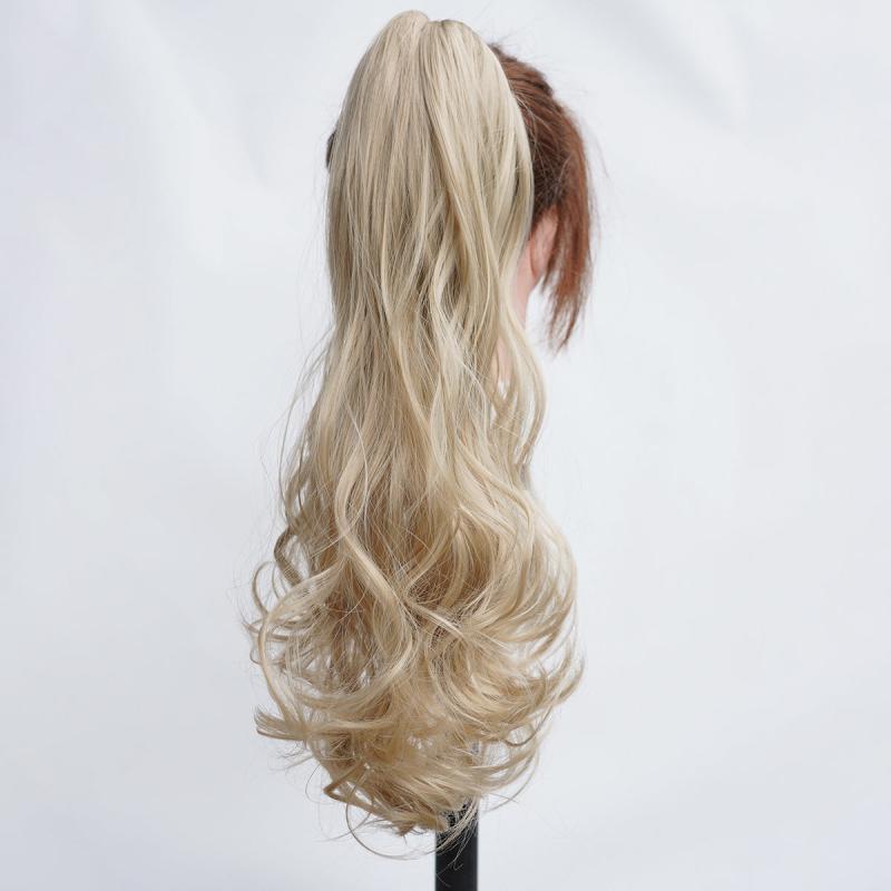 Long Big Wave Ponytail Wig for Women and Girls