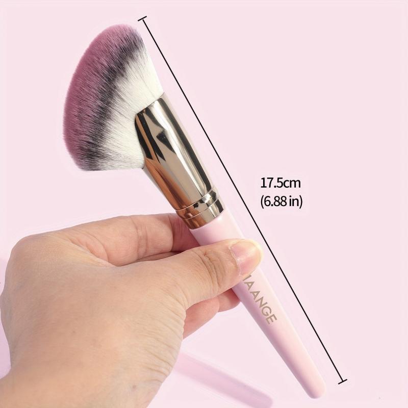 Angled Kabuki Makeup Brush for Face Contouring and Highlighting
