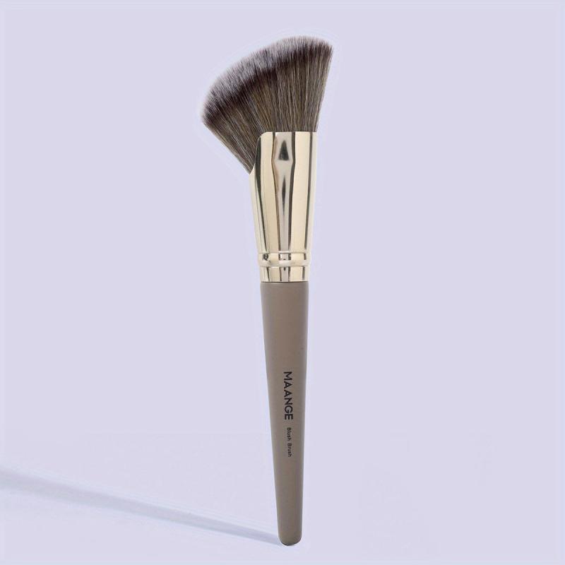 Angled Kabuki Makeup Brush for Face Contouring and Highlighting