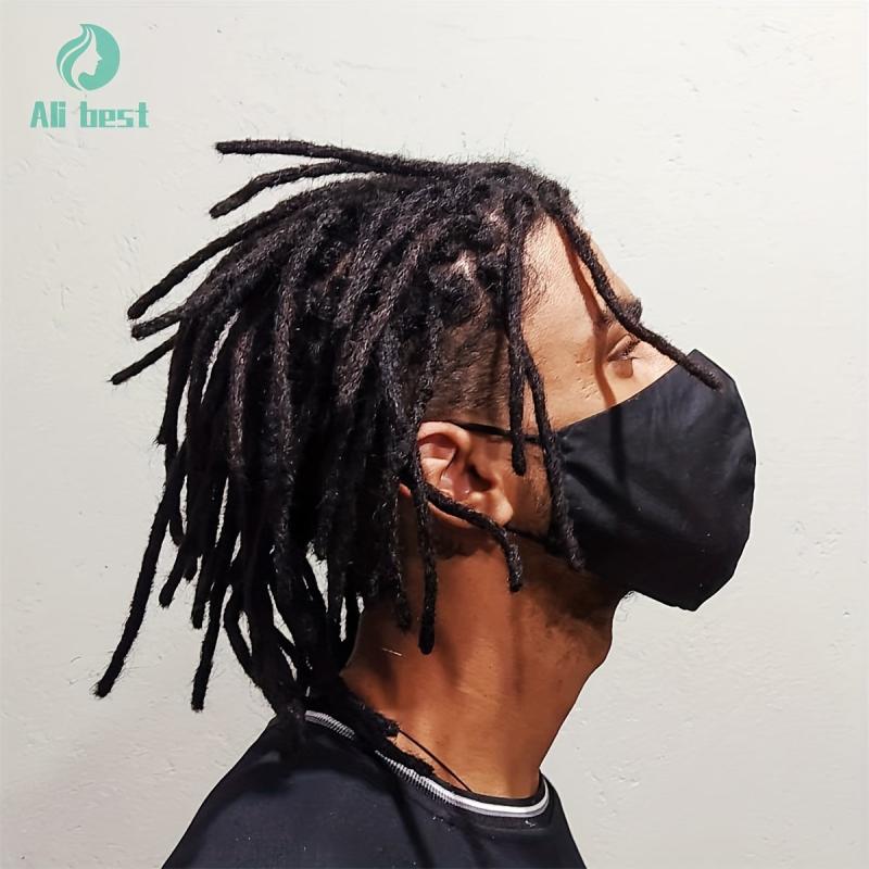 Human Hair Dreadlock Extensions 10 Strands 100% Real Hair