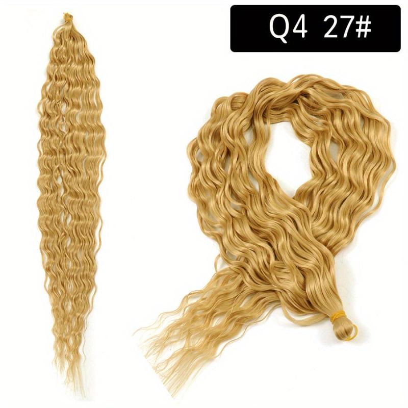 Afro Deep Wave Hair Extensions Crochet Synthetic Curly Hair Extensions