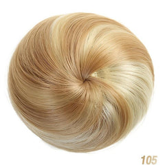 Onedor Synthetic Hair Extension Chignon Donut Bun Wig Hairpiece