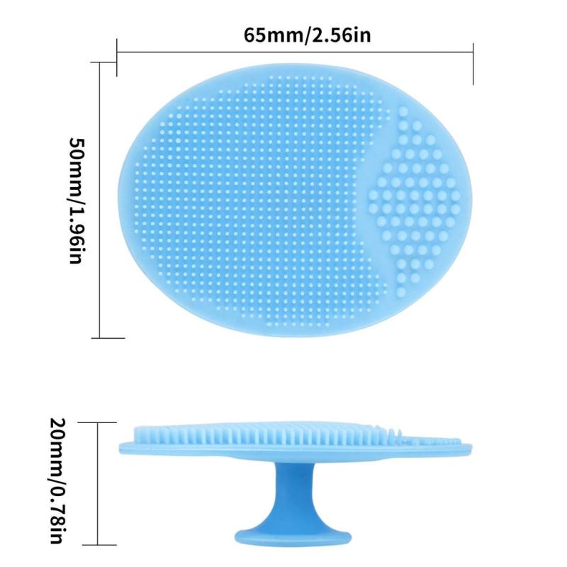 Soft Silicone Facial Cleansing Brush Exfoliating Scrubber