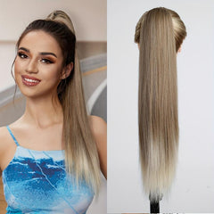 Long Straight Drawstring Ponytail Extensions