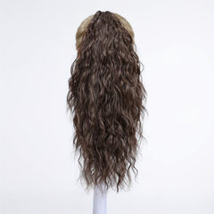 Long Curly Wavy Ponytail Extensions Synthetic Clip In Hair