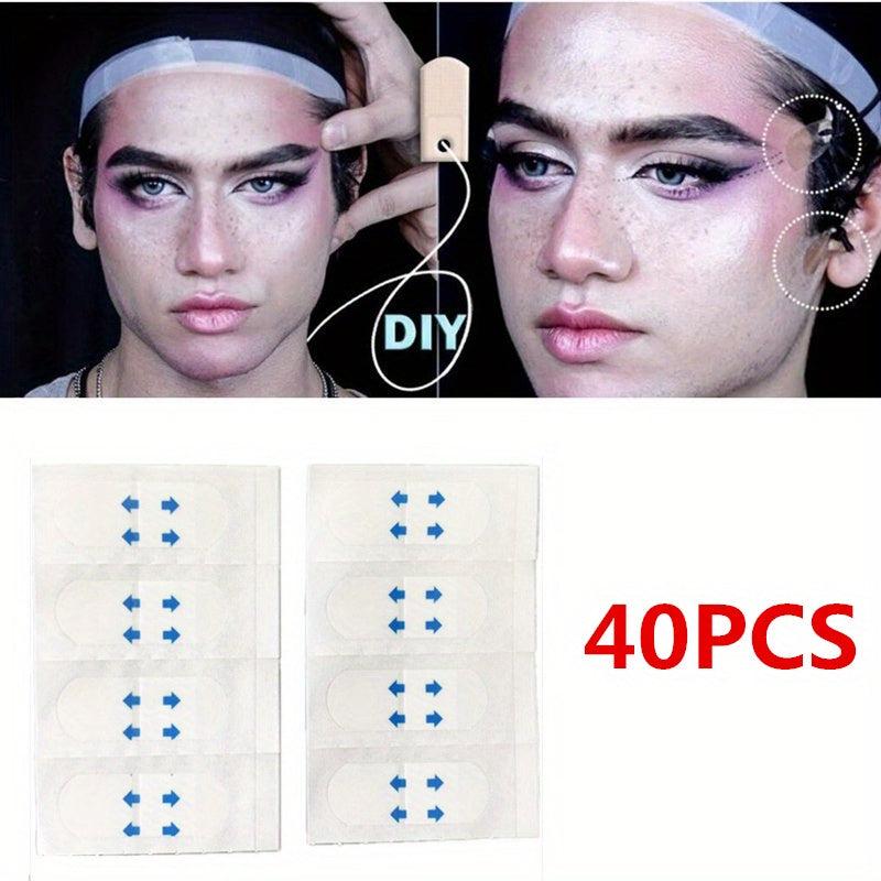 40pcs Invisible V Face Lift Stickers Instant Makeup Face Lift Tools