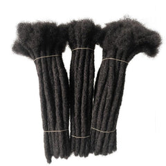 10pcs Human Hair Dreadlocks Extension for Twist Braiding