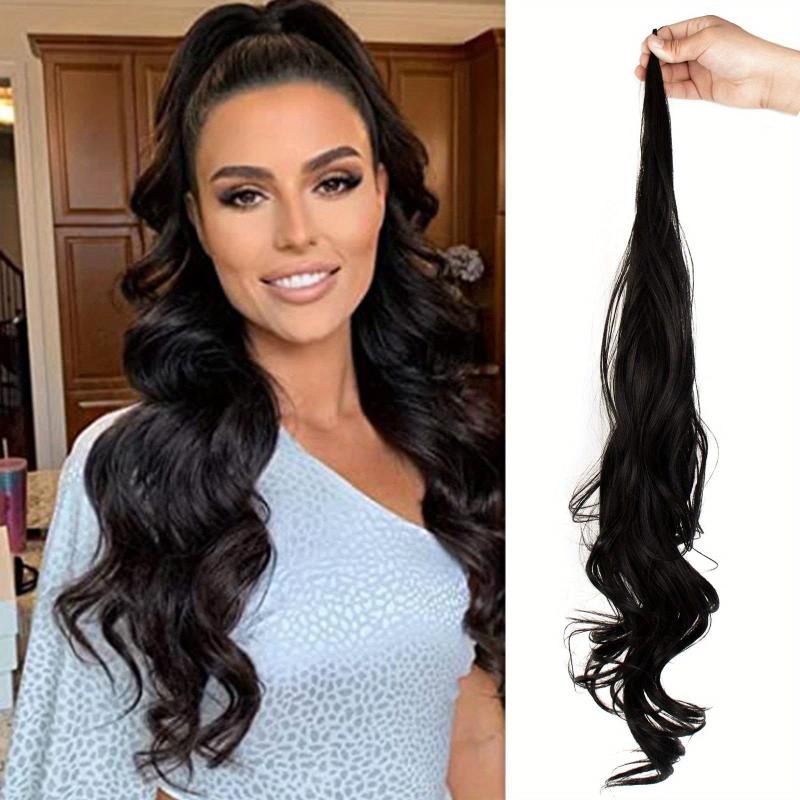 Curly Ponytail Hair Extensions for Women Synthetic Hair Pieces