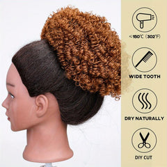 Afro Puff Drawstring Ponytail Short Curly Extensions