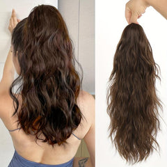 Long Curly Hair Ponytail Grip Extension