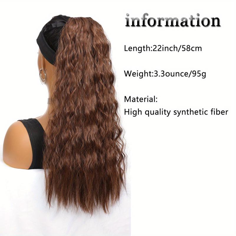 Curly Synthetic Clip In Hair Extensions Natural Looking For Daily Use