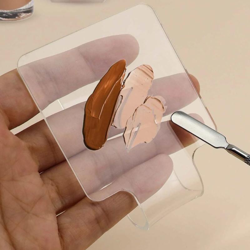Square Foundation Art Palette Handheld Mixing Palette Ideal For Travel